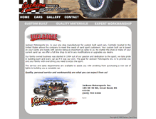 Tablet Screenshot of jacksonmotorsports.com