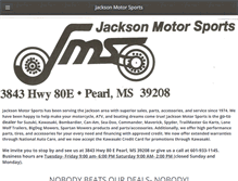 Tablet Screenshot of jacksonmotorsports.net